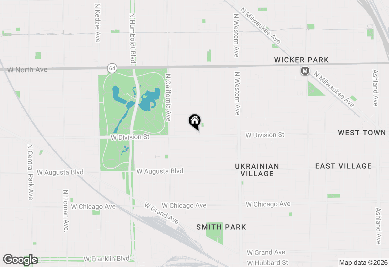 Map of 2630 W Division Street #2F, Chicago, IL 60622