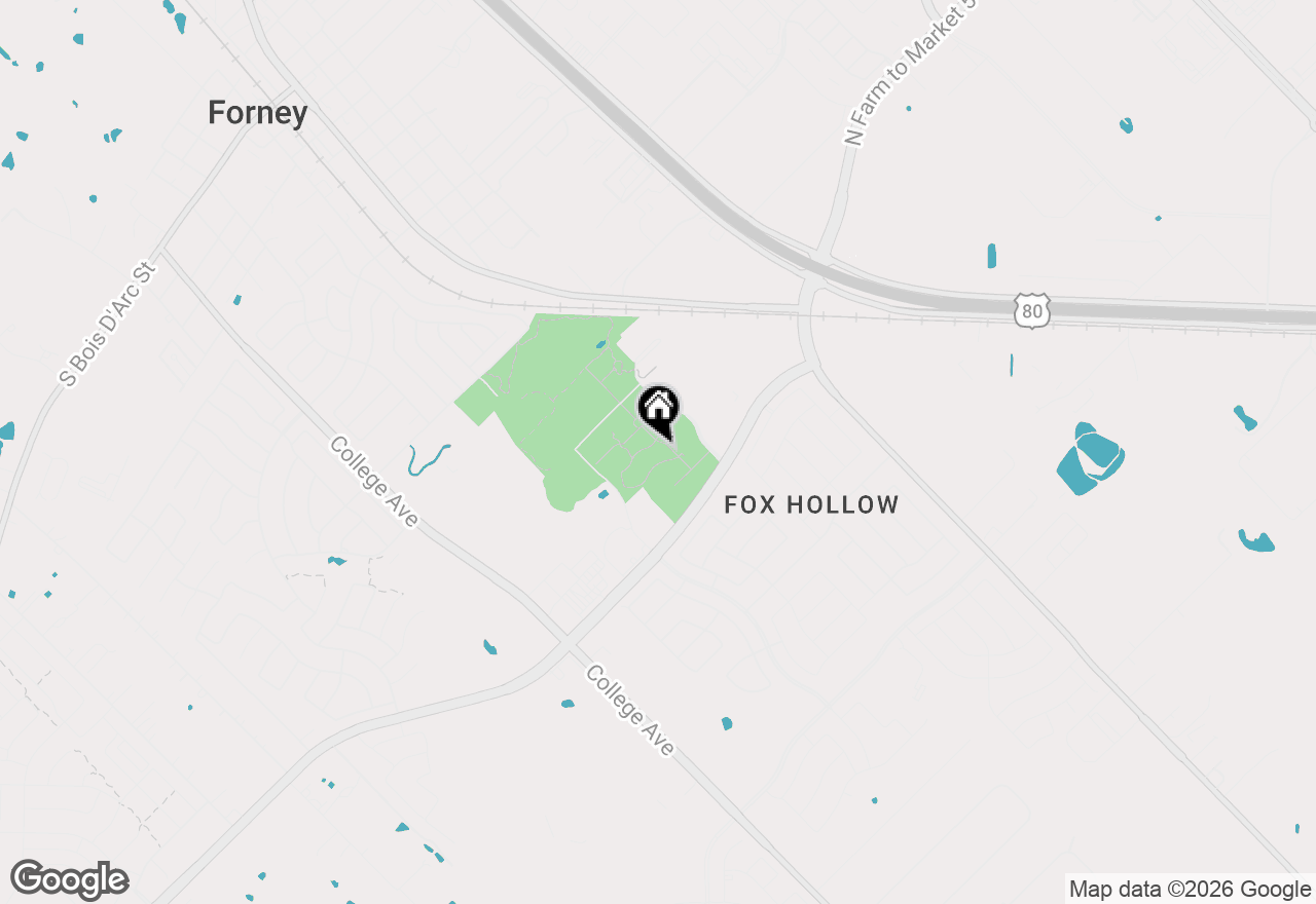Map of 2021 Pleasant Knoll Lane, Forney, TX 75126