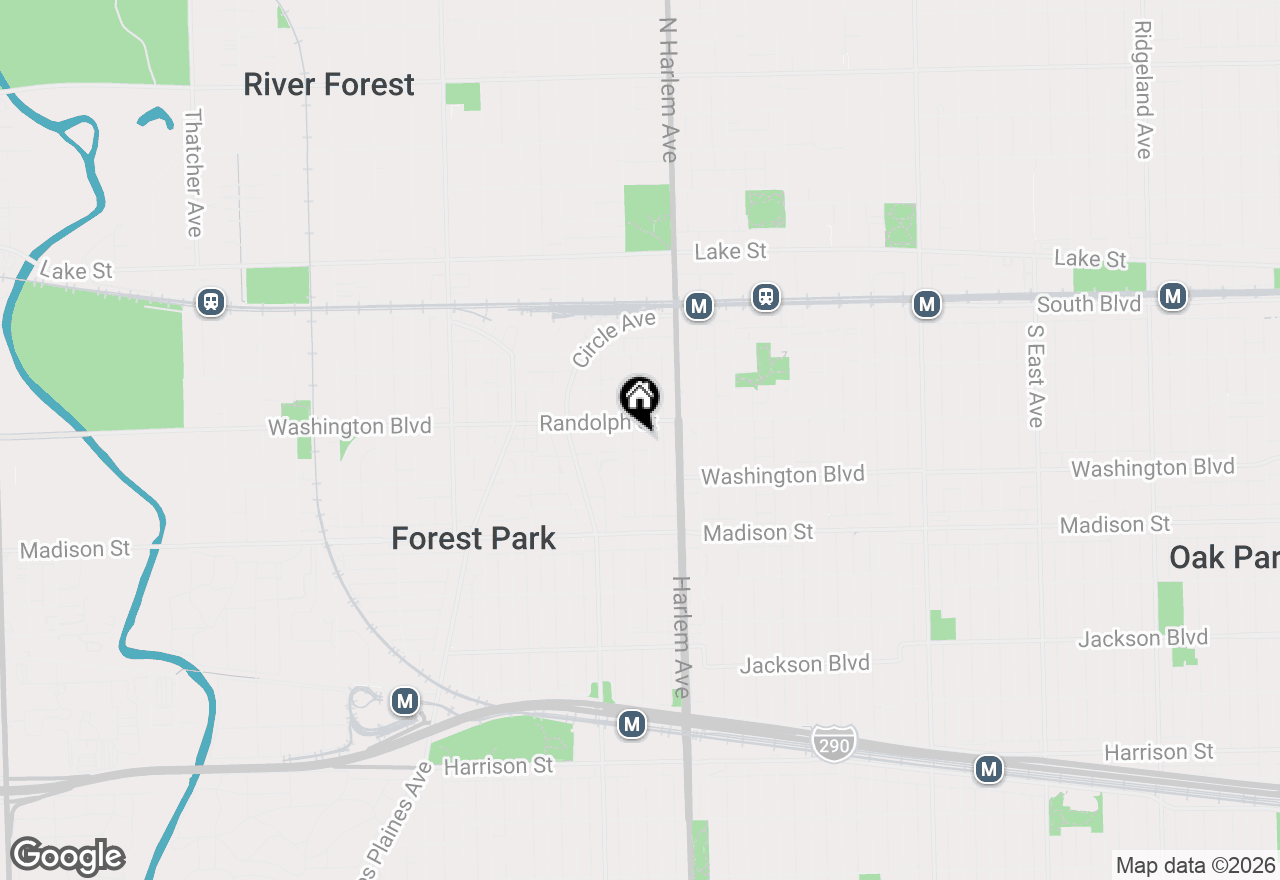 Map of 211 Elgin Avenue #2E, Forest Park, IL 60130