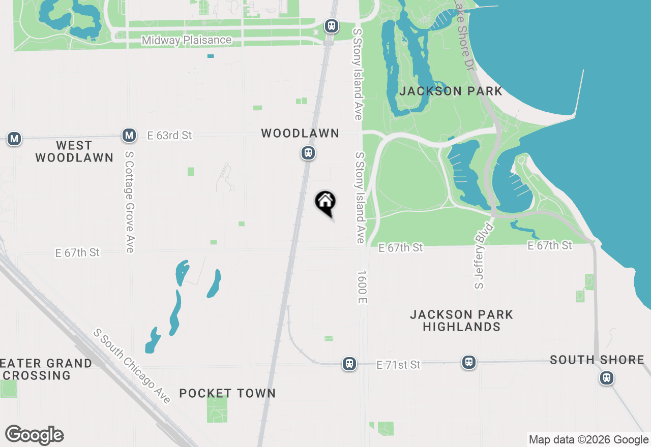 Map of 1457-1459 E Marquette Road, Chicago, IL 60637