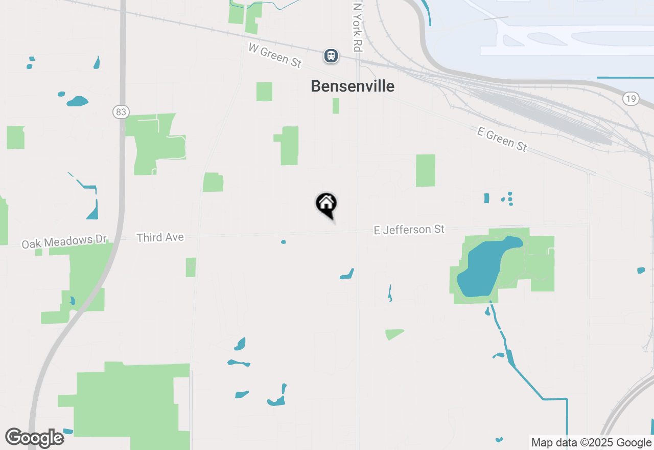 Map of 449 S Addison Street, Bensenville, IL 60106