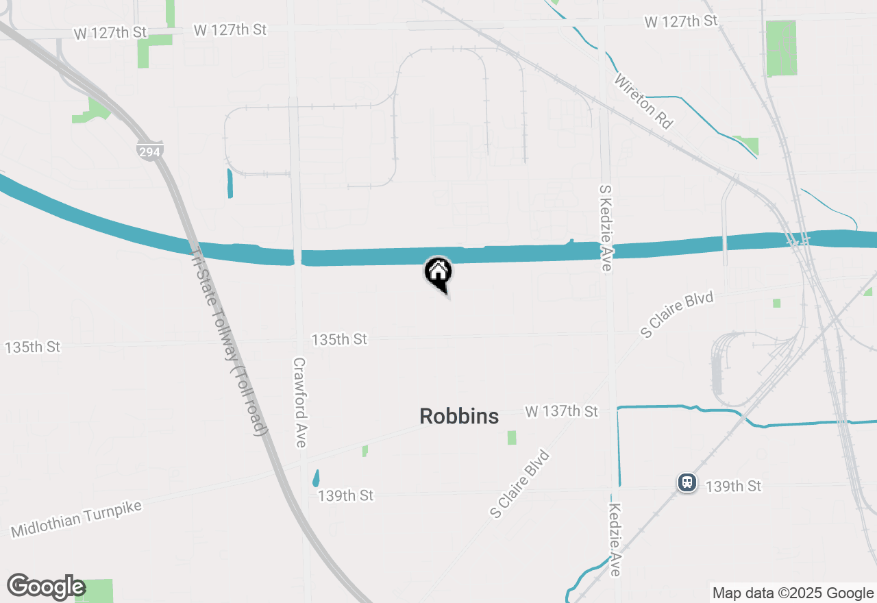 Map of 13407 Monticello Avenue, Robbins, IL 60472