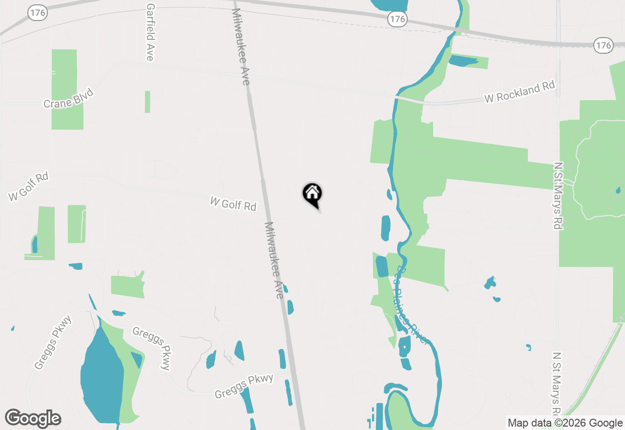 Map of 613 E Golf Road, Libertyville, IL 60048