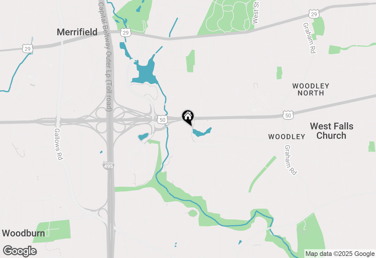 Map of 7620 Willow Point Drive #7620, Falls Church, VA 22042