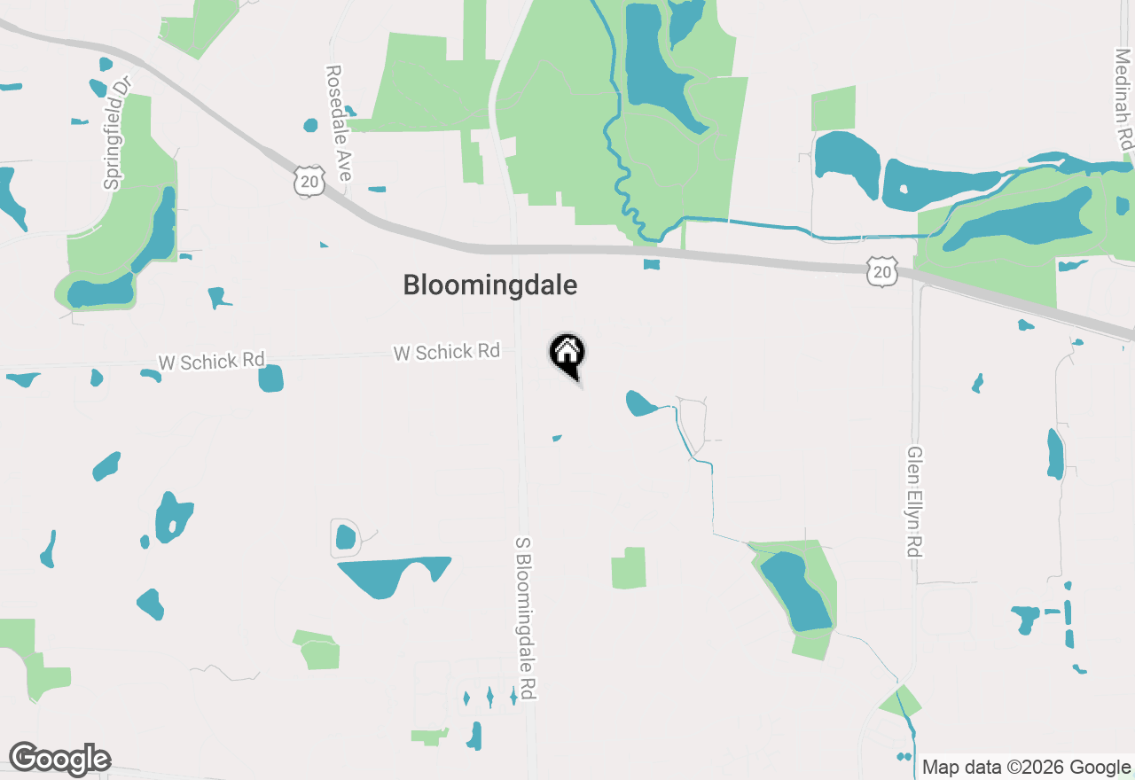 Map of 171 Canterbury Court #171, Bloomingdale, IL 60108