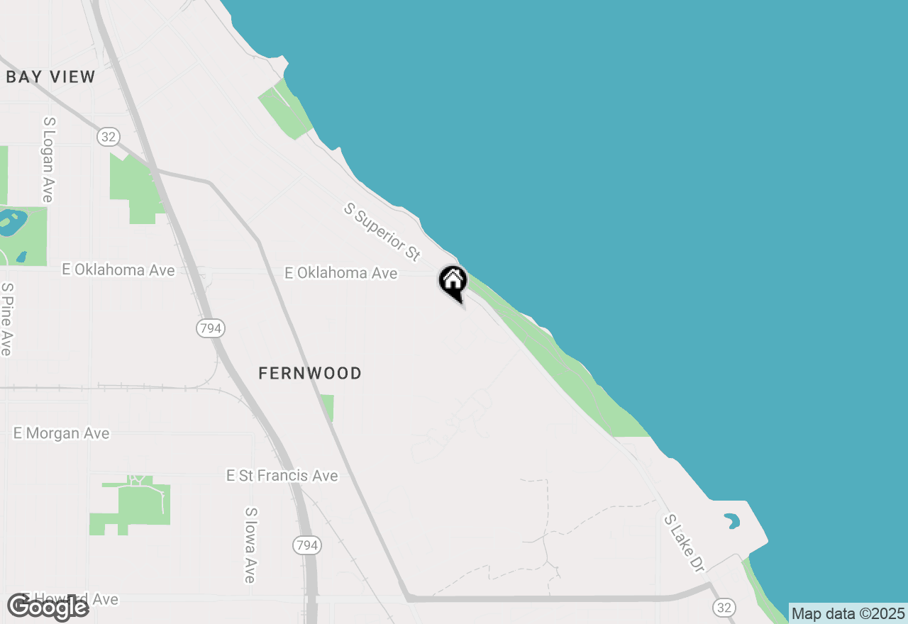 Map of 2935 E Rhode Island Ave, Milwaukee, WI 53207