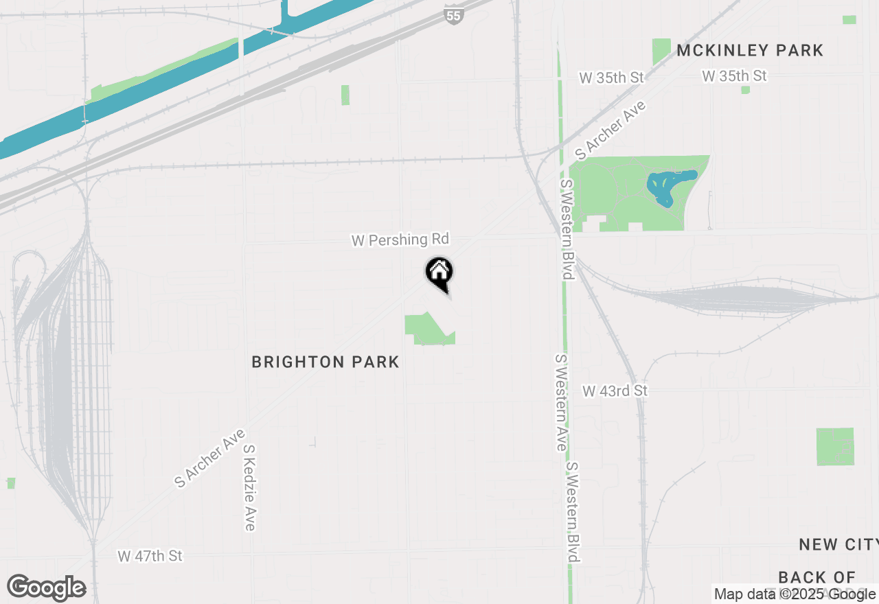 Map of 4039 S Montgomery Avenue, Chicago, IL 60632