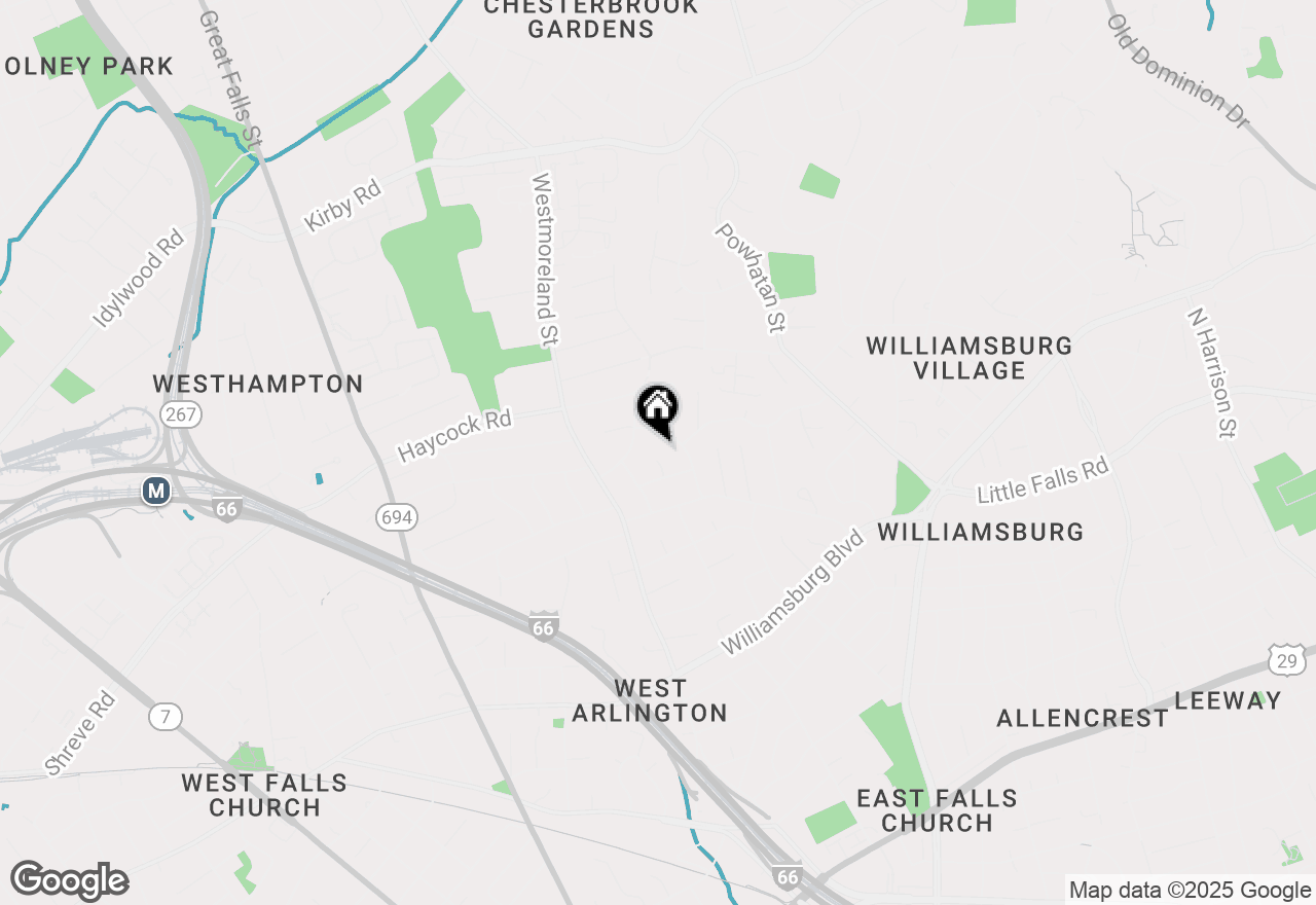 Map of 2227 Capri Court, Falls Church, VA 22043