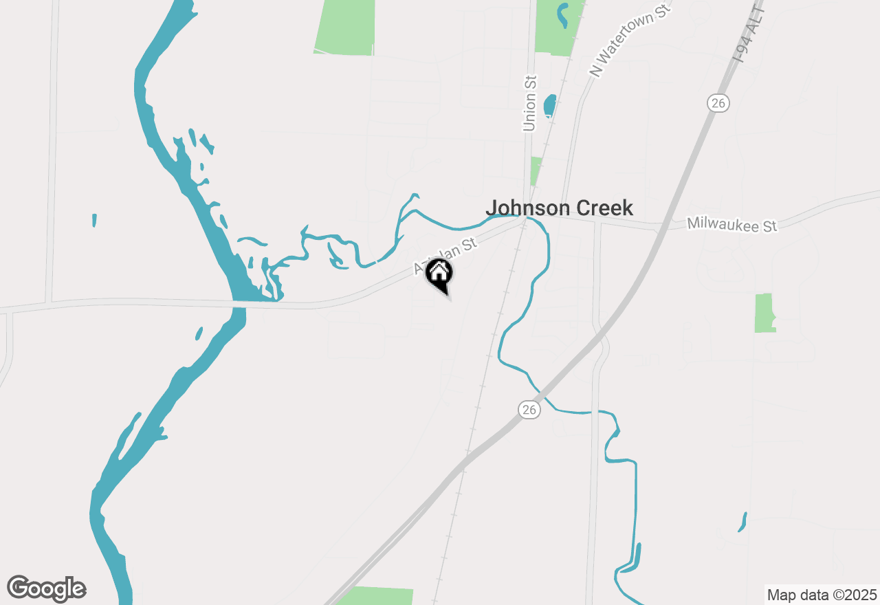 Map of 301 Kensington Cir, Johnson Creek, WI 53038