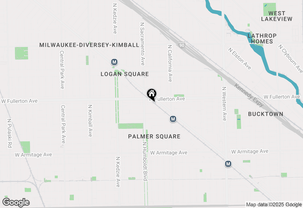 Map of 2924 W Medill Avenue #411, Chicago, IL 60647