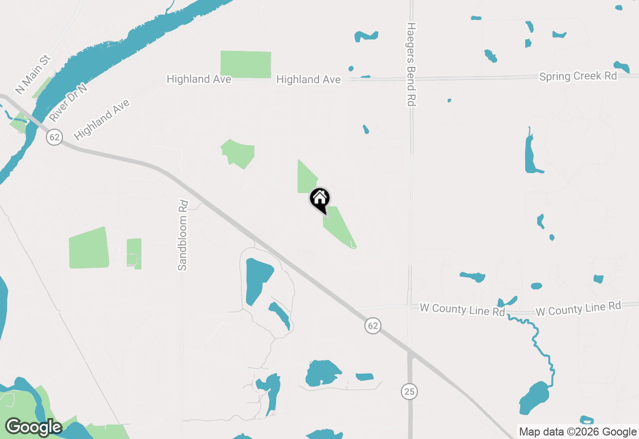 Map of 1311 Blue Ridge Parkway, Algonquin, IL 60102