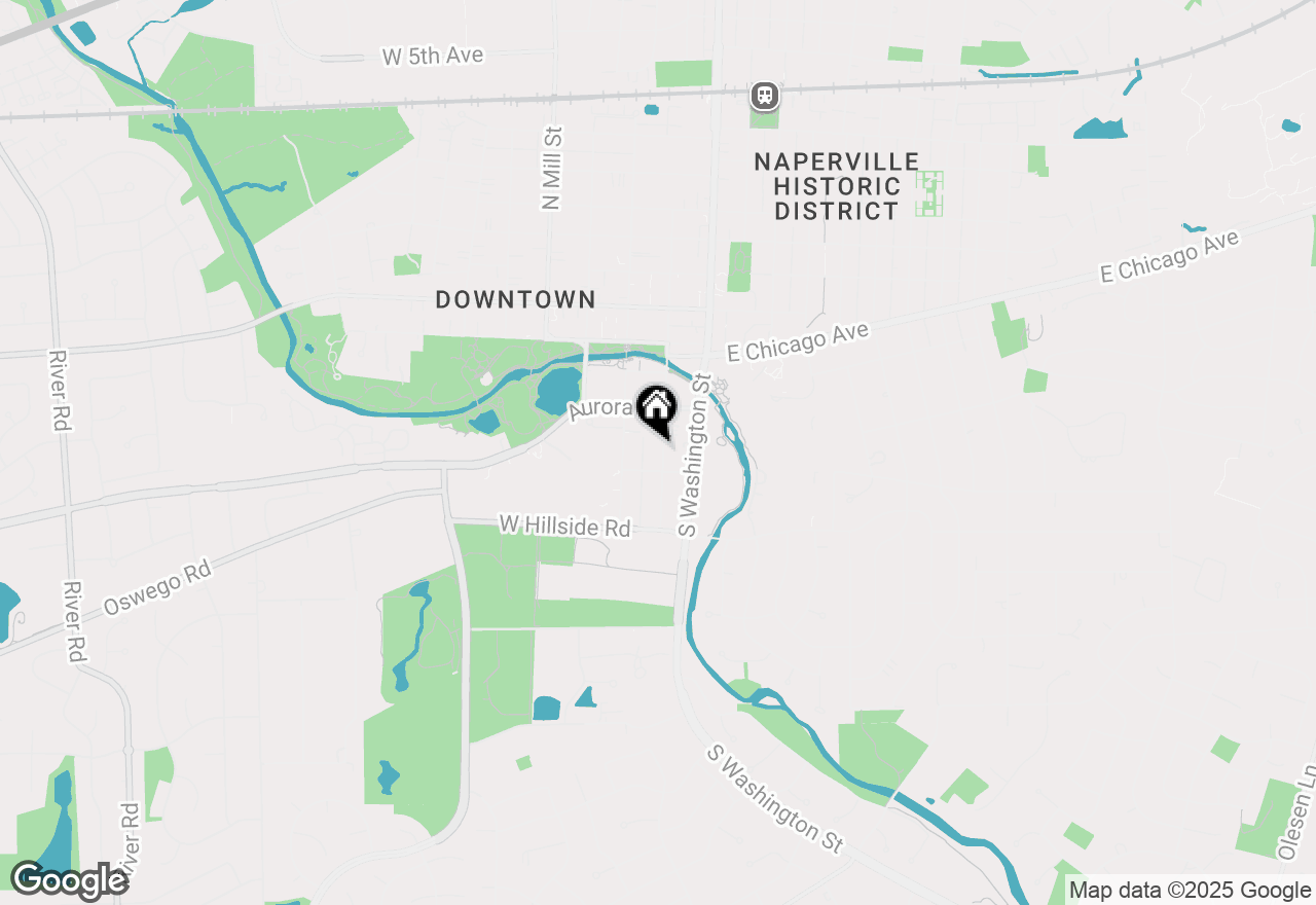 Map of 549 S Main Street, Naperville, IL 60540