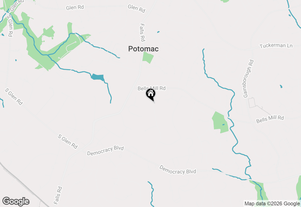 Map of 10708 Stapleford Hall Drive, Potomac, MD 20854