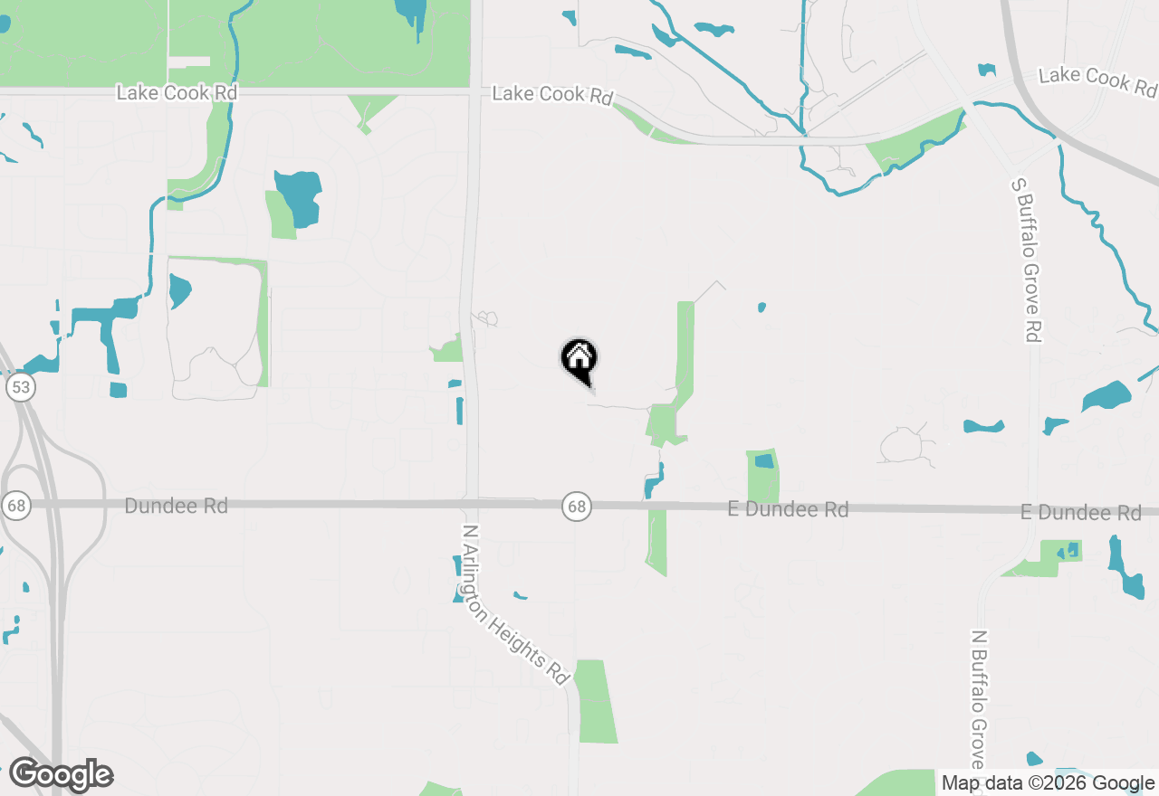 Map of 632 Weidner Road, Buffalo Grove, IL 60089