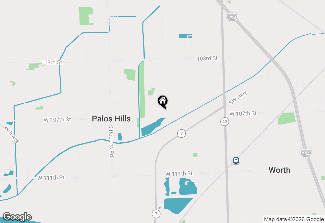 Map of 10648 Lori Lane, Palos Hills, IL 60465