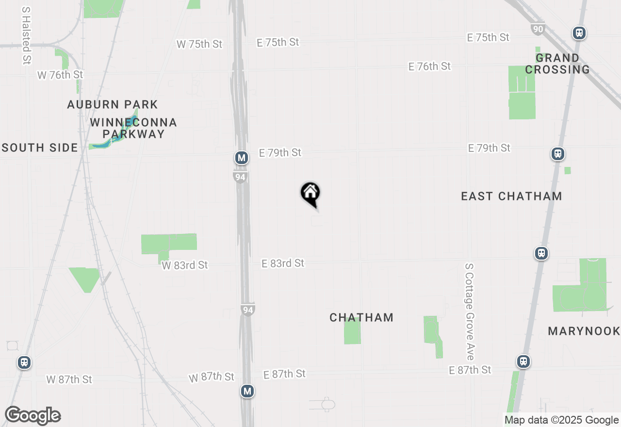 Map of 8118 S Prairie Park Place #B, Chicago, IL 60619