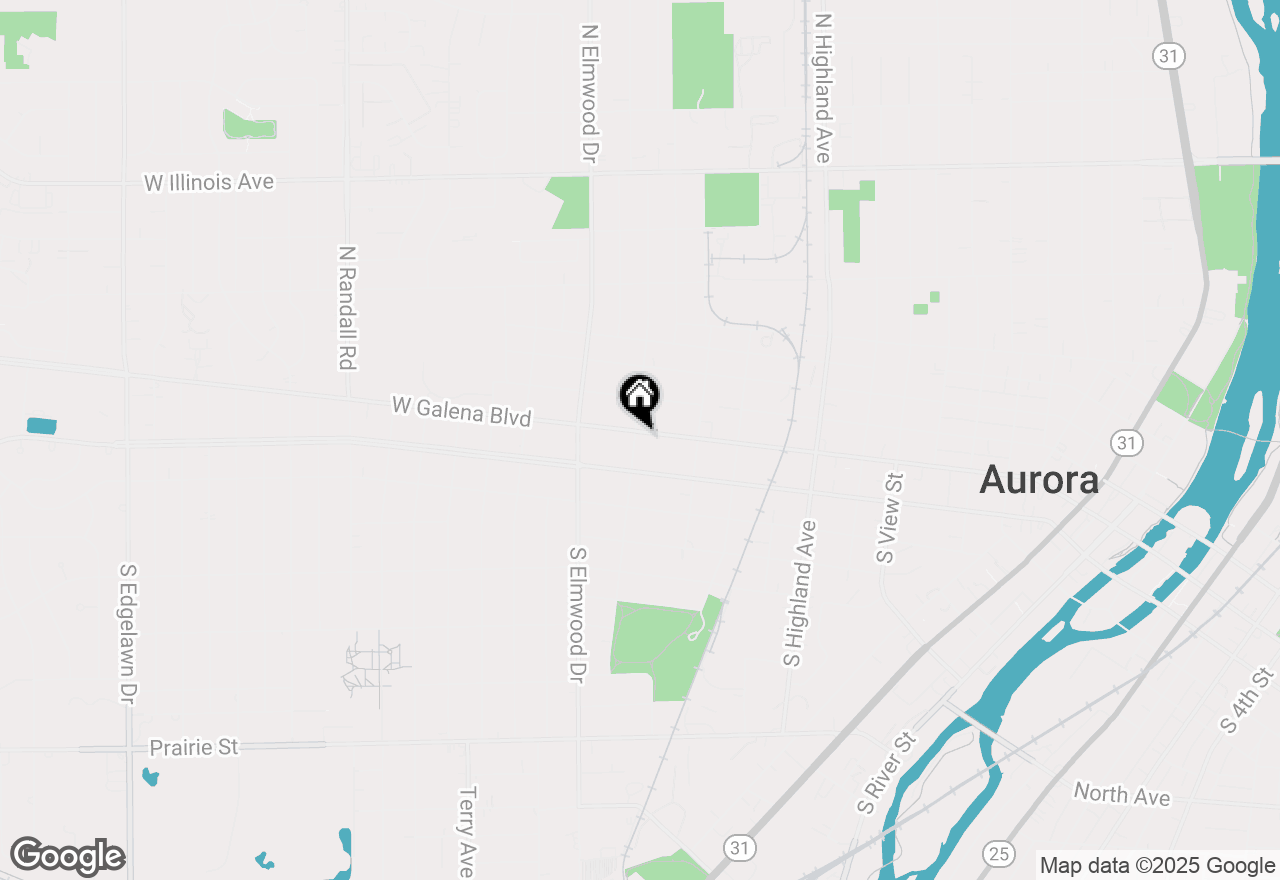 Map of 850 W Galena Boulevard, Aurora, IL 60506