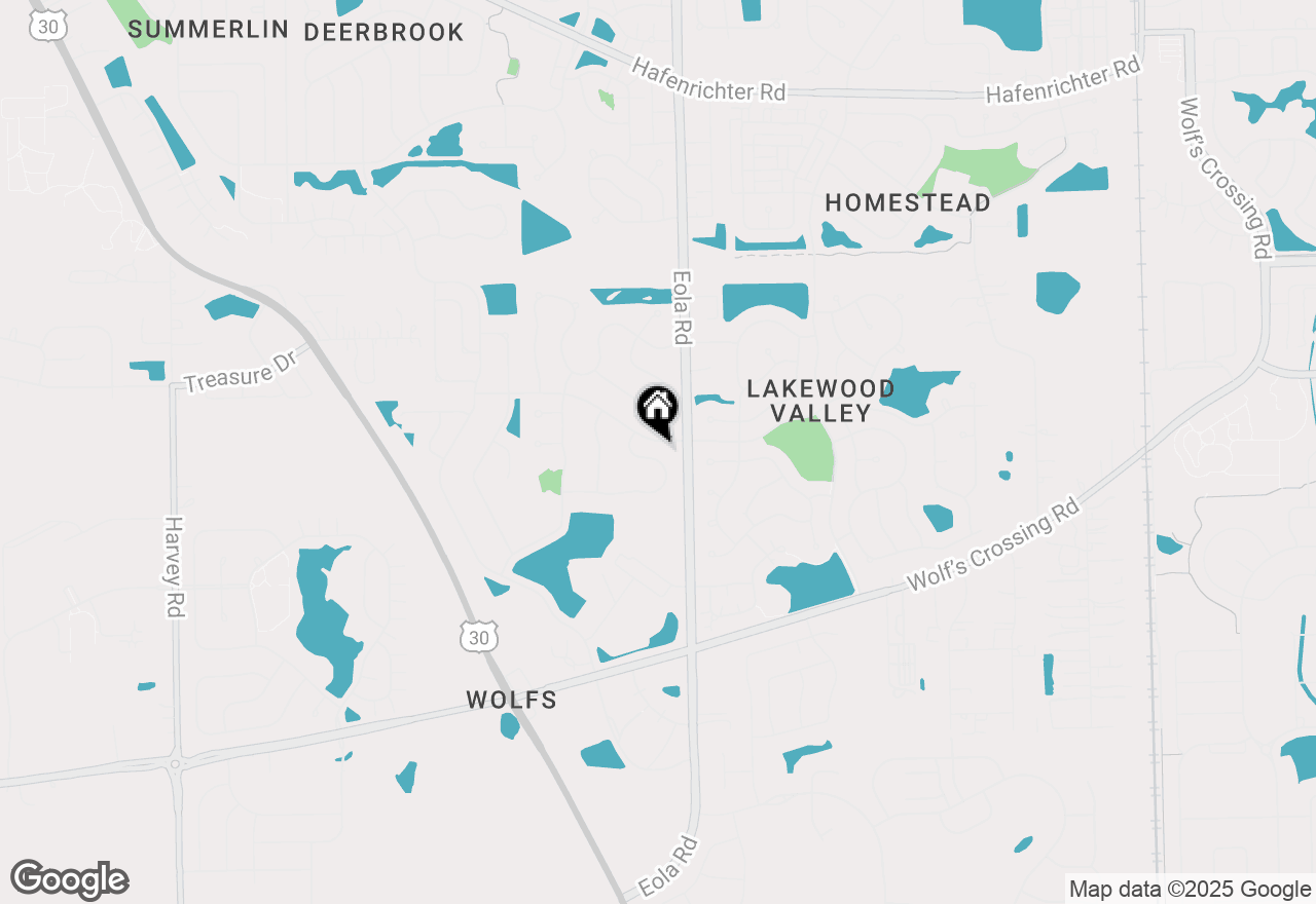 Map of 2351 Pagosa Springs Drive, Aurora, IL 60503