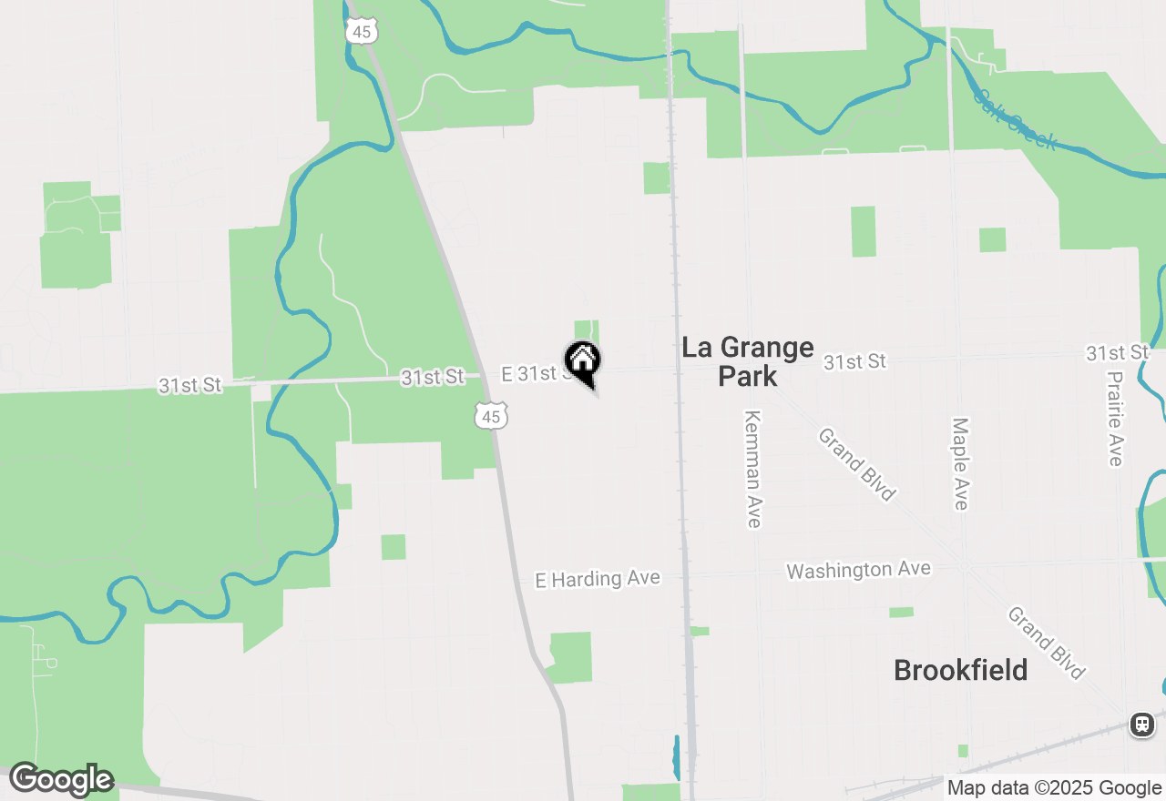 Map of 1022 Sherwood Road, La Grange Park, IL 60526
