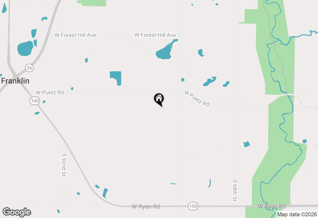Map of 8802 S 79th St, Franklin, WI 53132