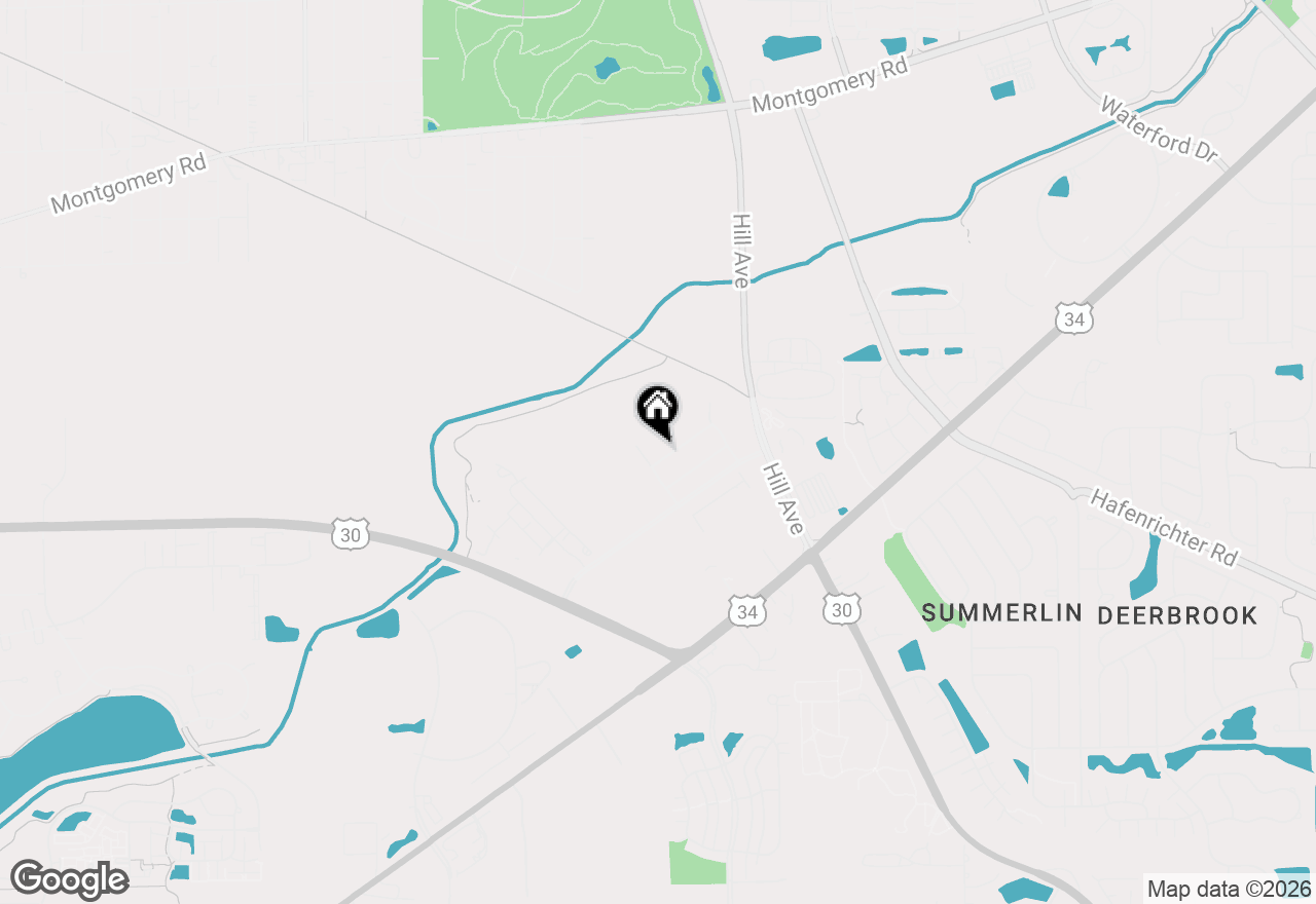 Map of 966 Garnet Lane, Montgomery, IL 60538