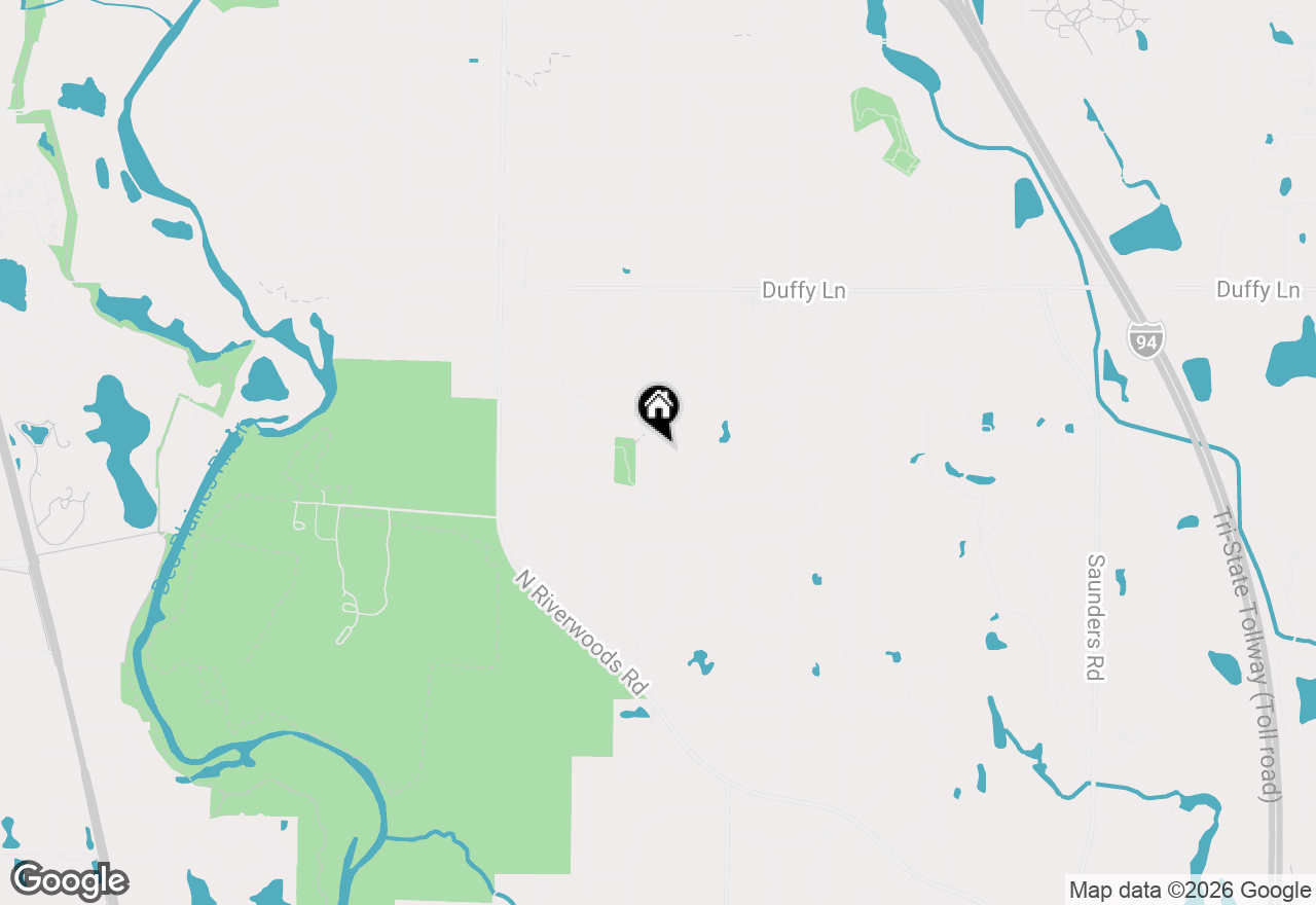 Map of 48 Fox Trail, Lincolnshire, IL 60069