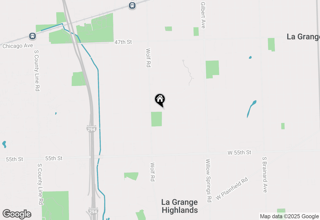 Map of 5128 Caroline Avenue, Western Springs, IL 60558