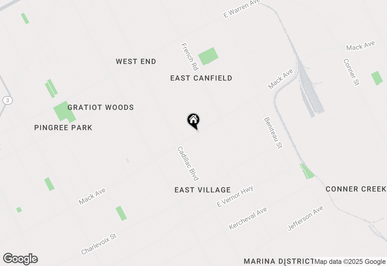 Map of 10307 Mack Avenue, Detroit, MI 48214