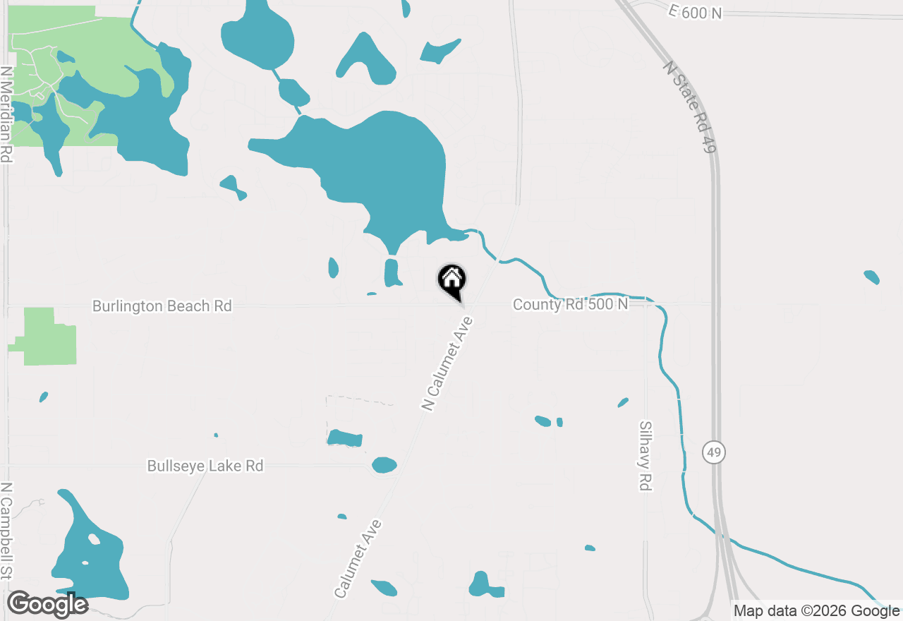 Map of 1804 Burlington Beach Road, Valparaiso, IN 46383