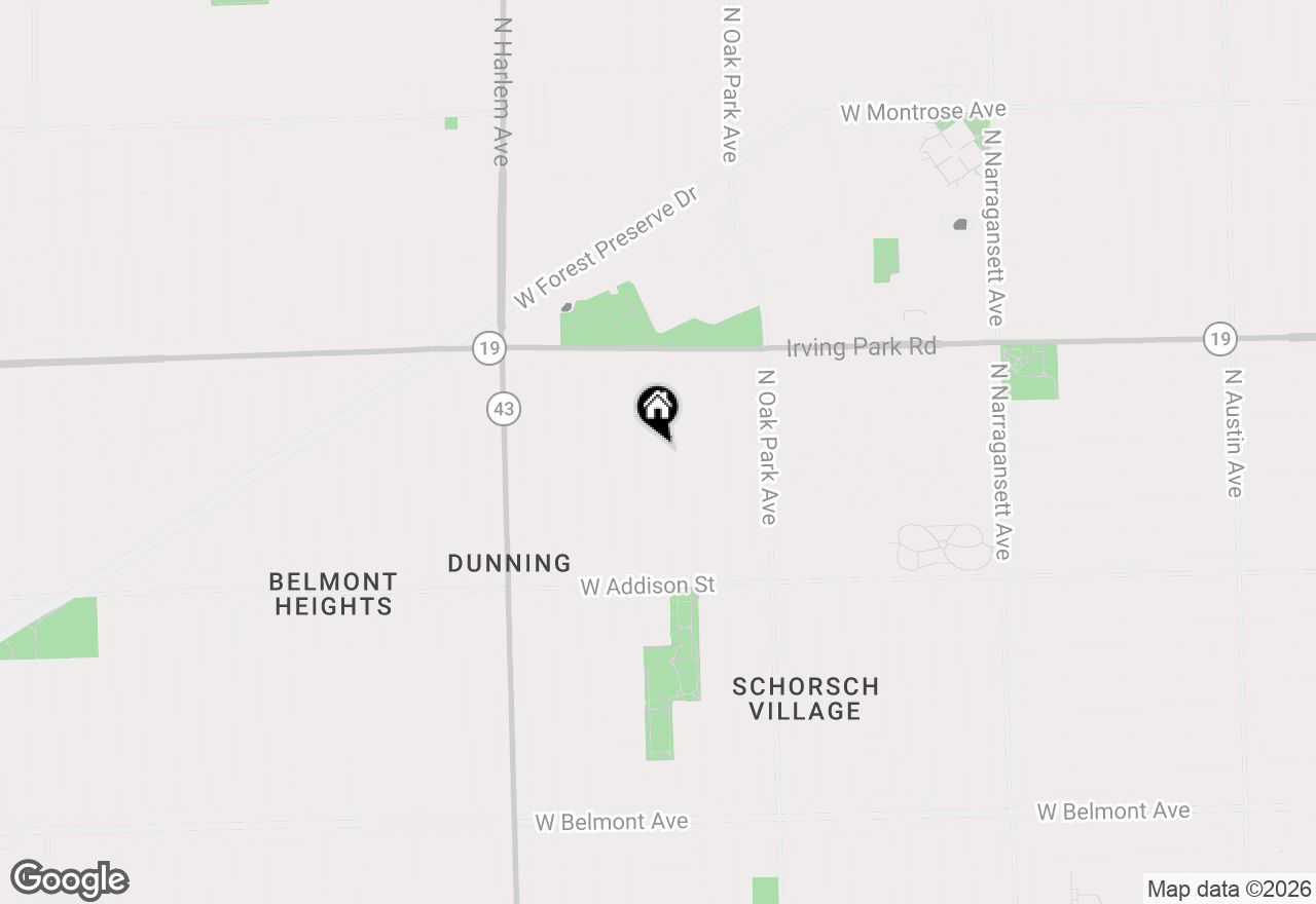 Map of 3815 N Sayre Avenue, Chicago, IL 60634