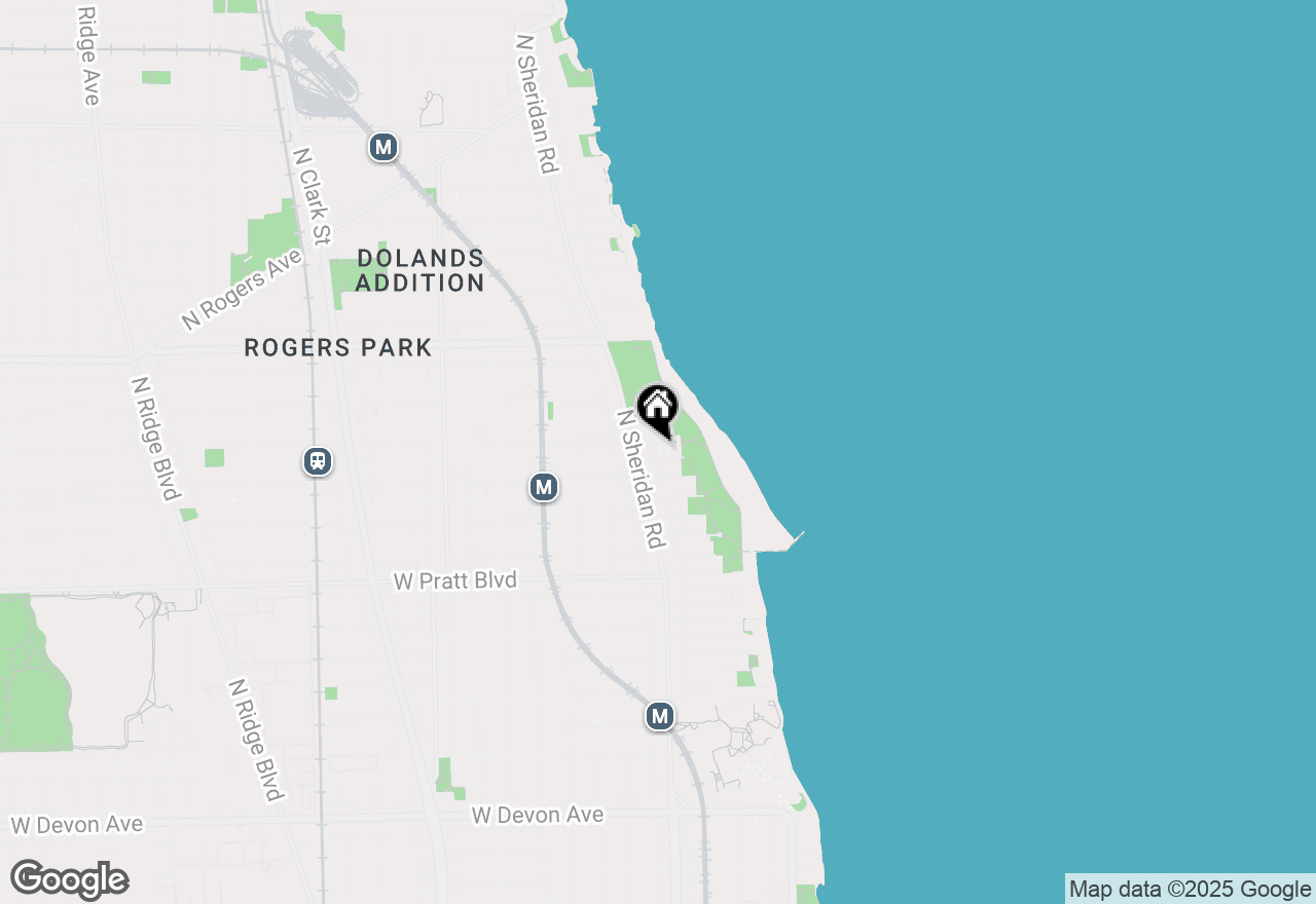 Map of 1138 W Lunt Avenue #3B, Chicago, IL 60626