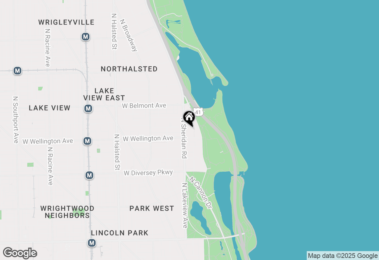 Map of (Address confidential), Chicago, Illinois 60657