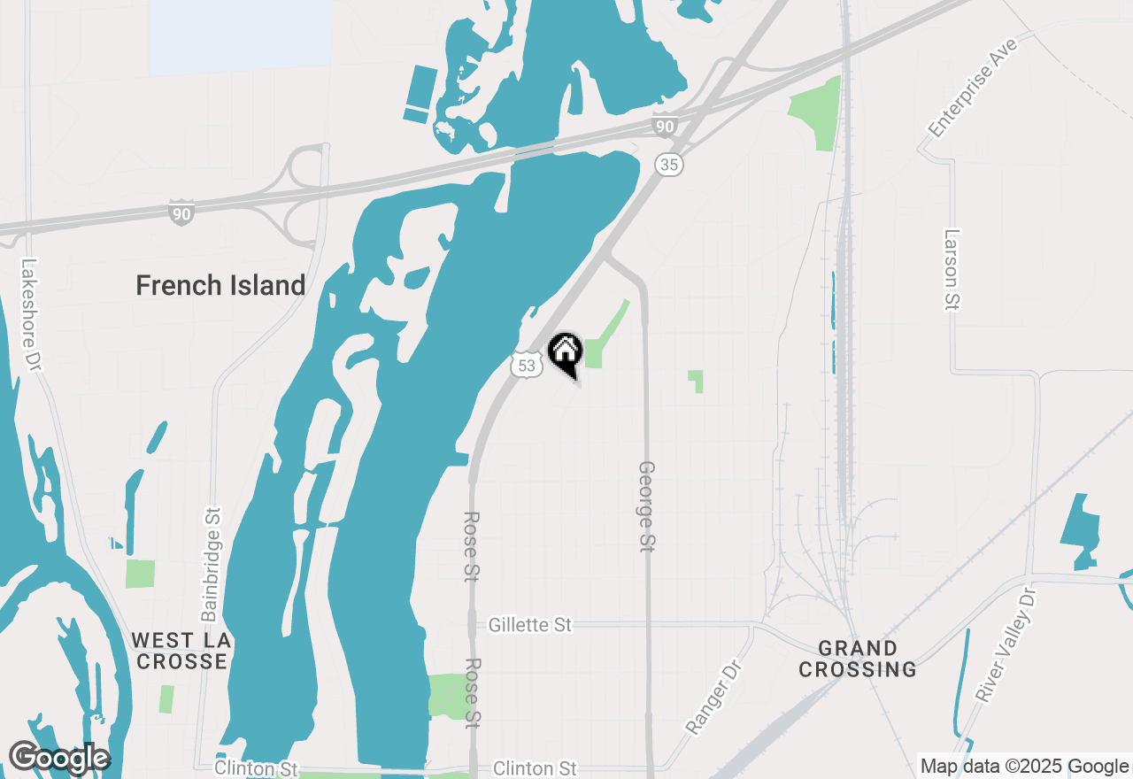 Map of 2217 Liberty St, La Crosse, WI 54601