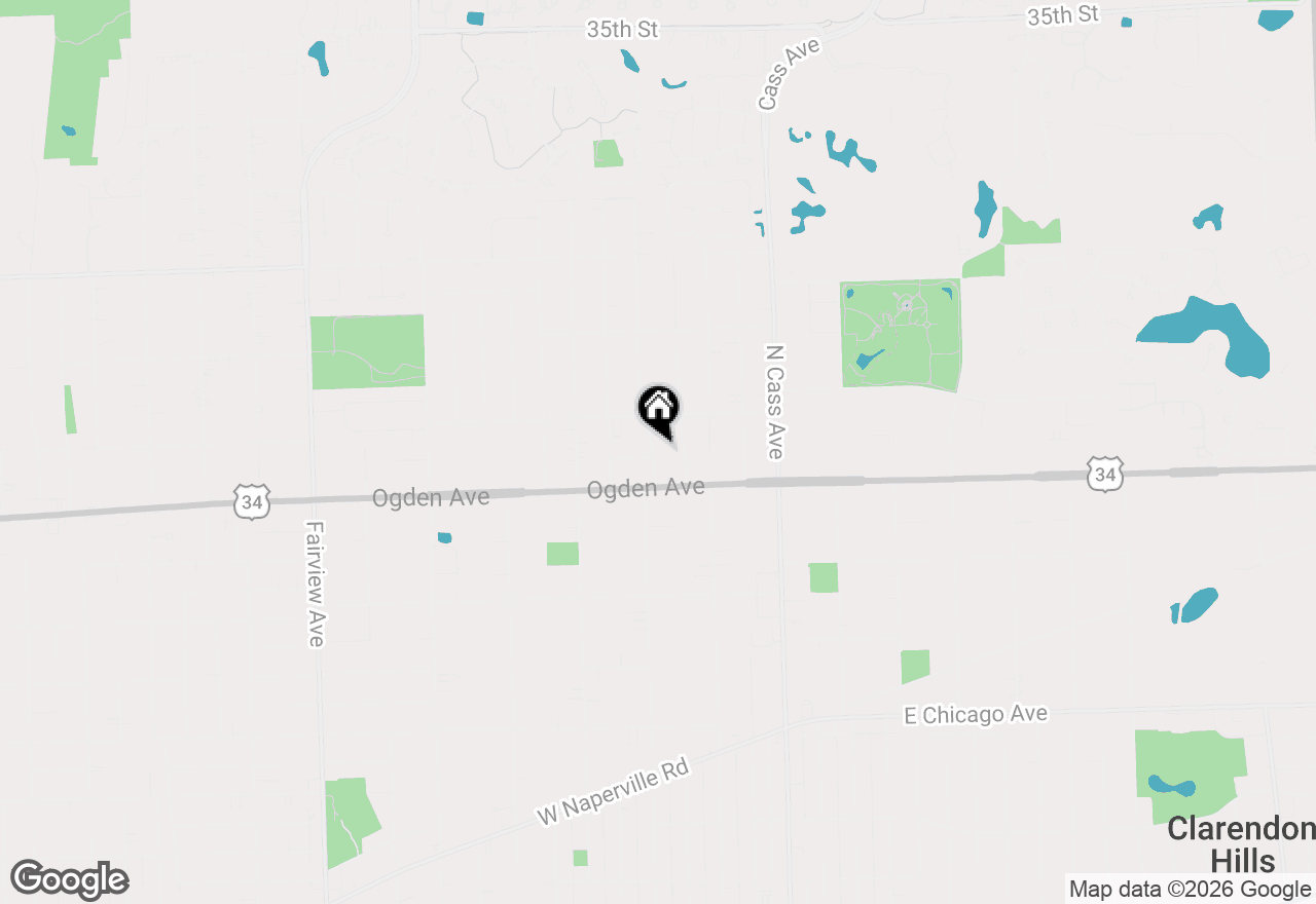 Map of 4115 N Washington Street, Westmont, IL 60559