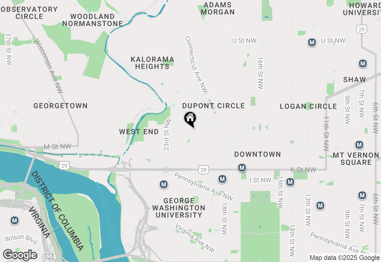 Map of 1280 21st Street Nw #506, Washington, DC 20036