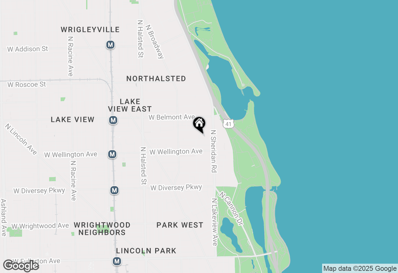 Map of 448 W Barry Avenue #202, Chicago, IL 60657