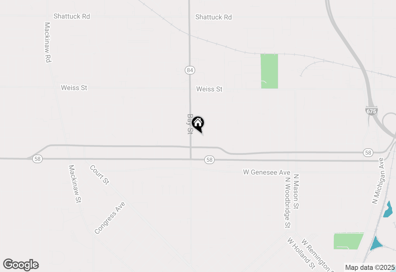 Map of 2237 Gaylord Street, Saginaw, MI 48602