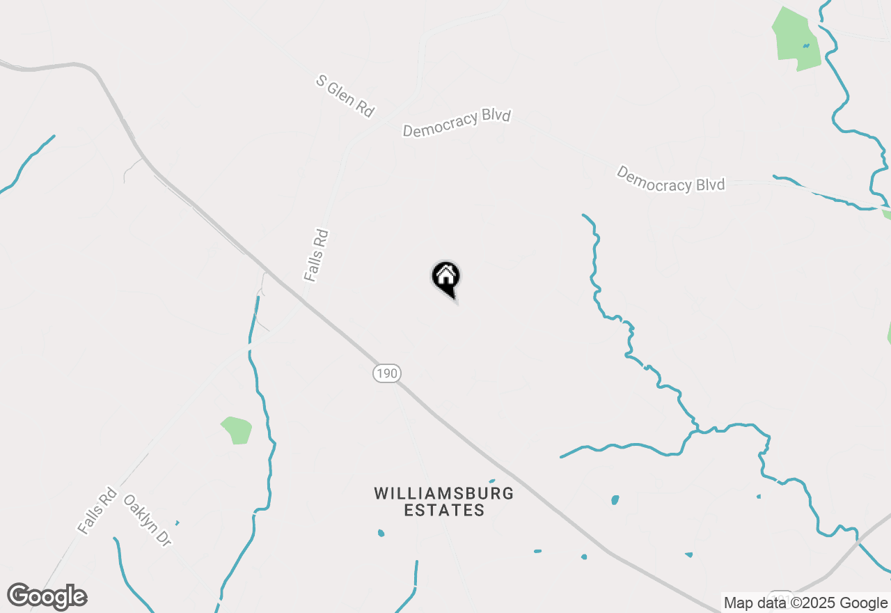 Map of 9801 Clydesdale, Potomac, MD 20854