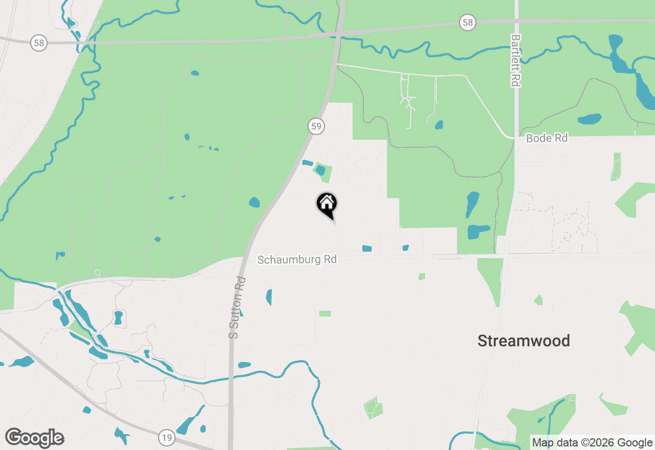 Map of 119 Canton Lane, Streamwood, IL 60107