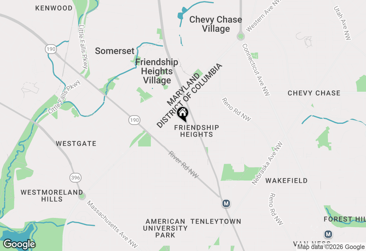 Map of 4347 Harrison Street Nw #4, Washington, DC 20015