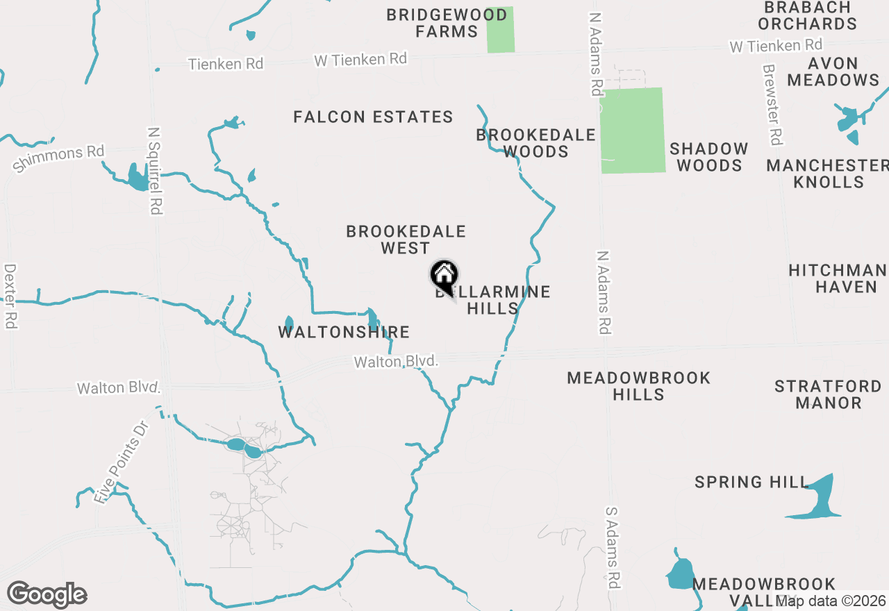 Map of 205 Peregrine Street, Rochester Hills, MI 48309