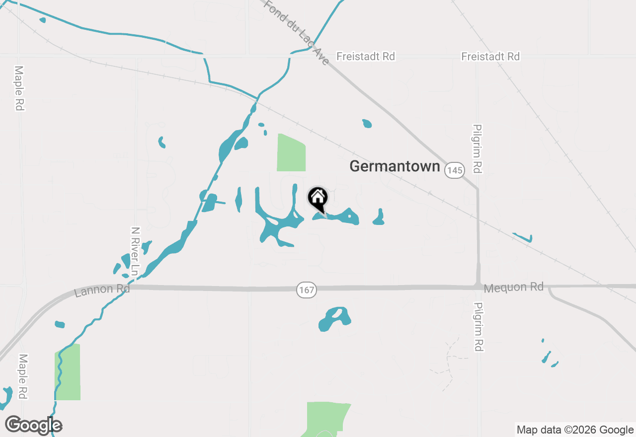 Map of N114W16680 Crown Dr #4, Germantown, WI 53022