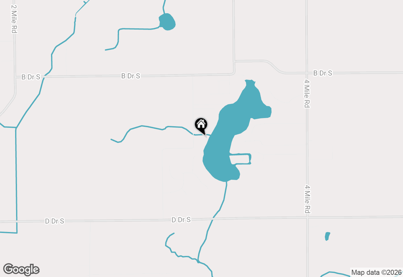 Map of 10500 3 Mile Road, East Leroy, MI 49051