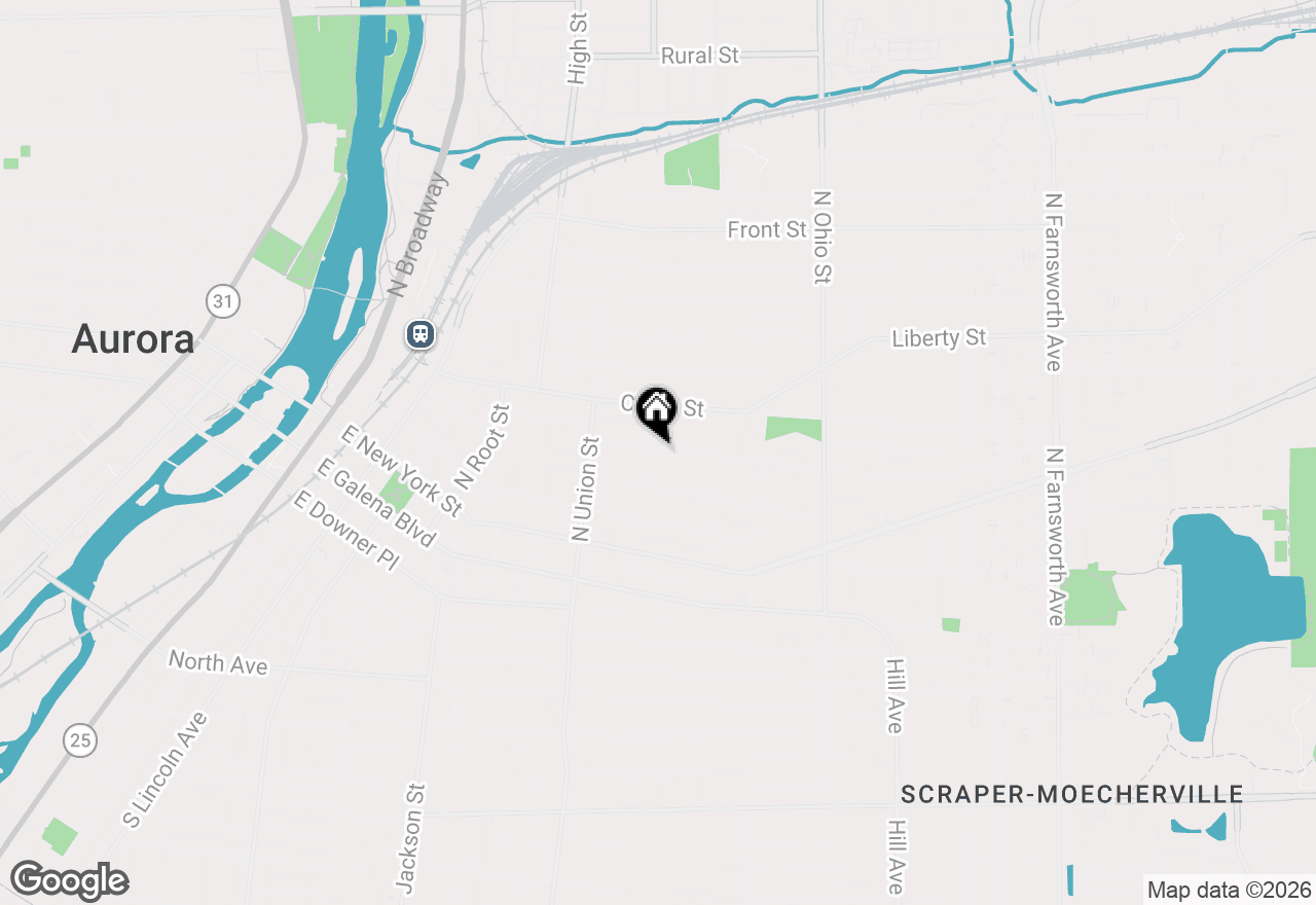 Map of 751 Kane Street, Aurora, IL 60505
