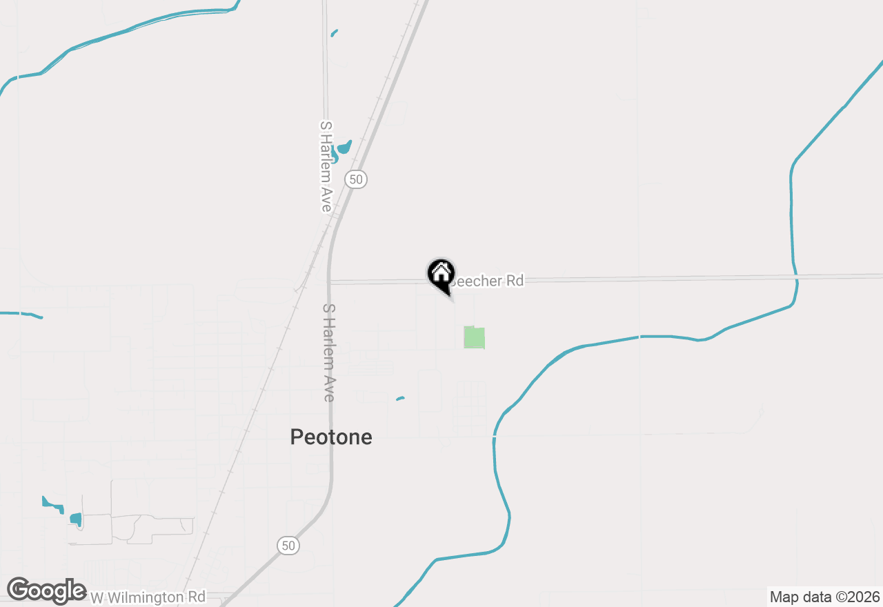 Map of 537 Hickory Lane, Peotone, IL 60468