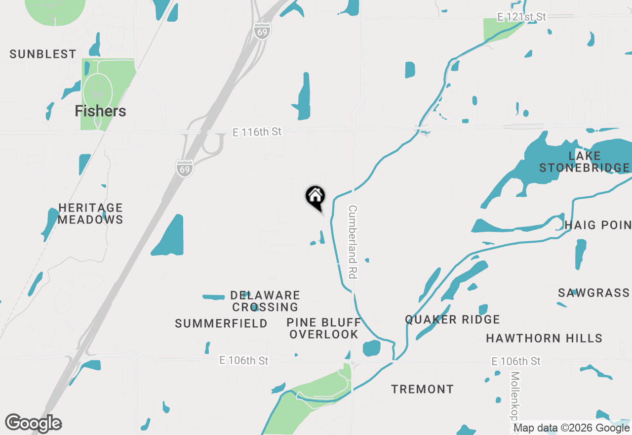Map of 11191 Timberview Drive, Fishers, IN 46037