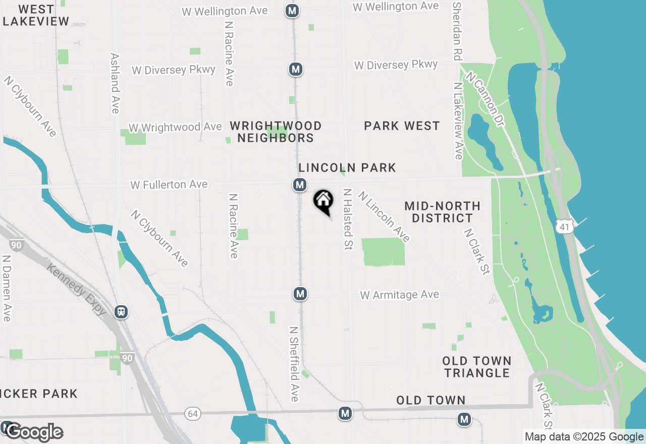Map of 2235 N Fremont Street, Chicago, IL 60614