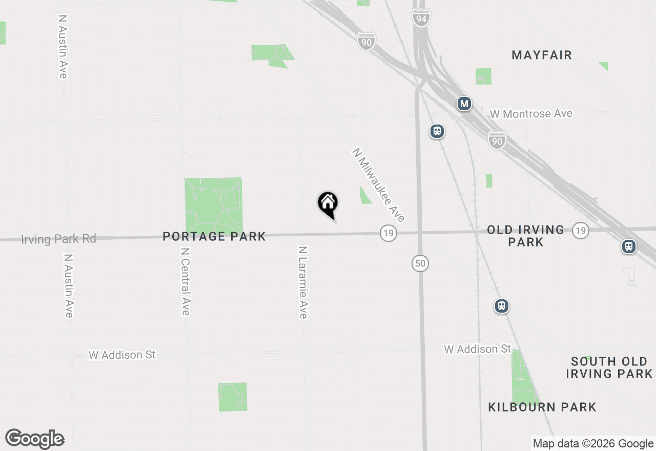 Map of 4014 N Leclaire Avenue, Chicago, IL 60641