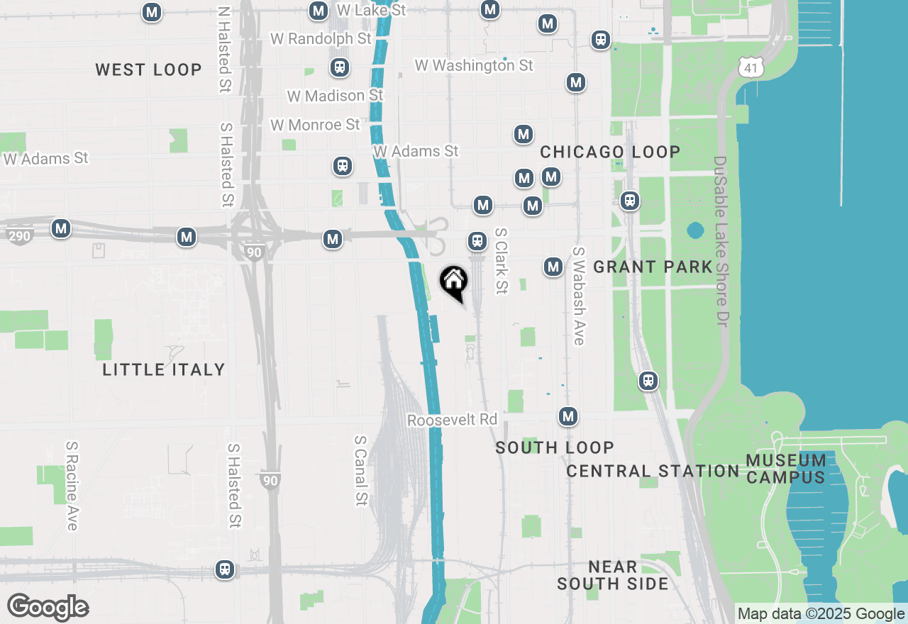 Map of 234 W Polk Street #3203, Chicago, IL 60607