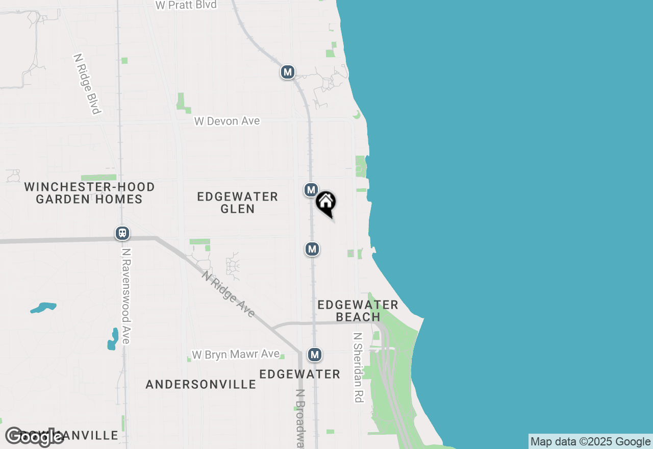 Map of 6021 N Winthrop Avenue #509, Chicago, IL 60660